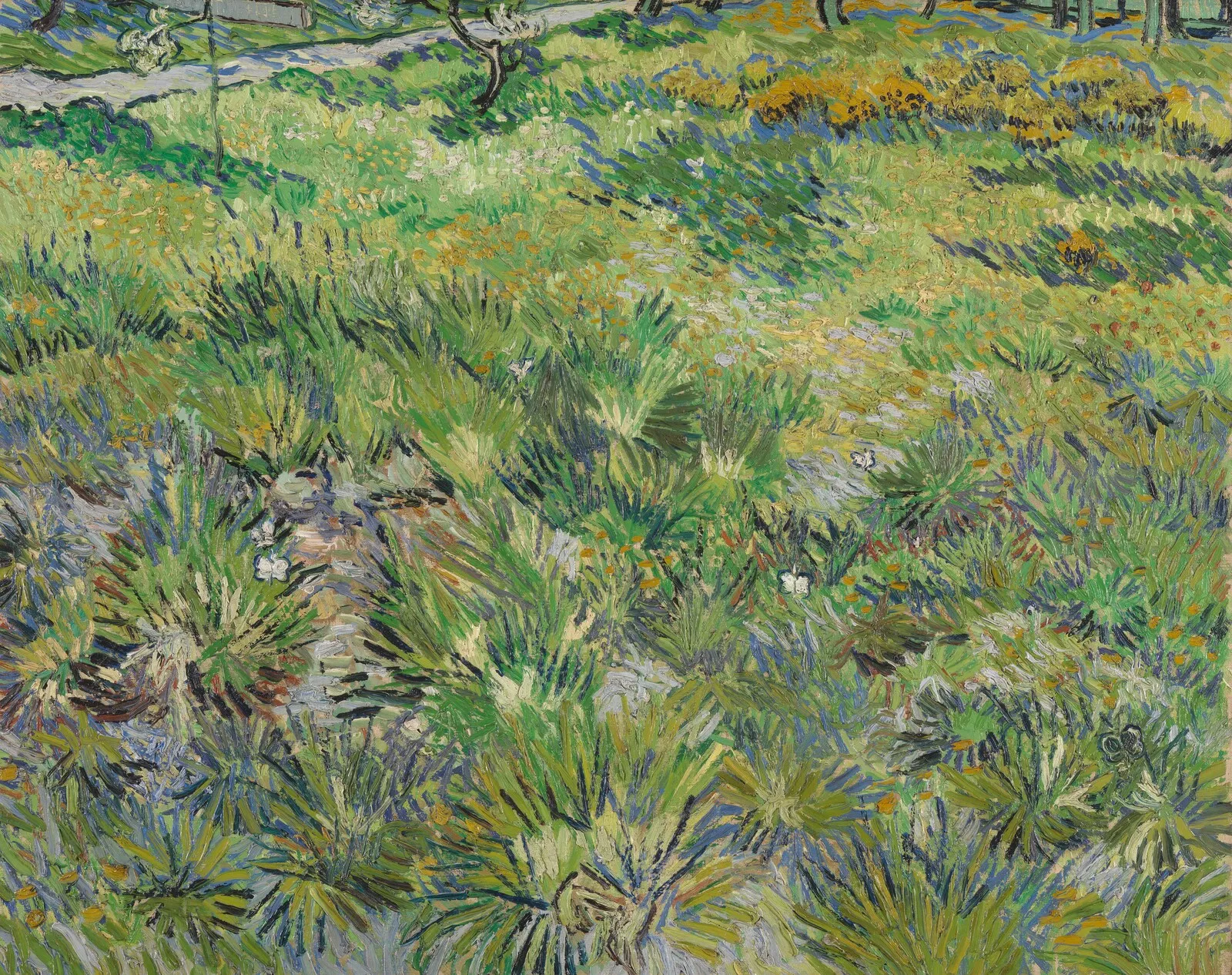Long Grass with Butterflies, Vincent van Gogh, 1890